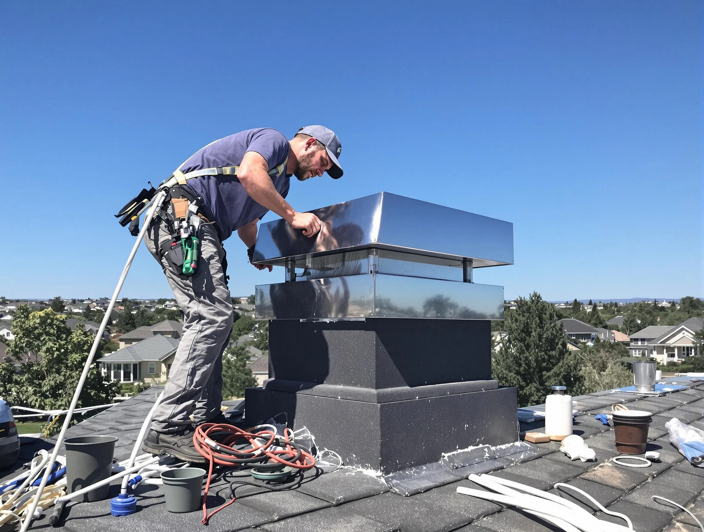 Chimney Cap Services service in Summit, NJ